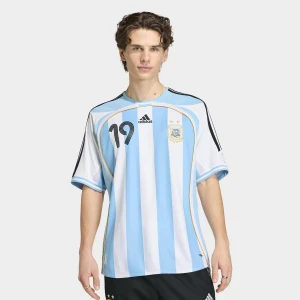 Argentina Home Jersey 2006 Messi adidas Originals biały