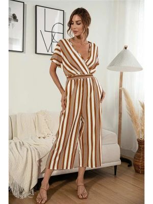 Ariel Tesoro Kombinezon w kolorze brązowo-białym rozmiar: 38