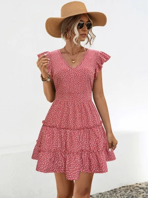 Ariel Tesoro Sukienka w kolorze czerwono-białym rozmiar: 36