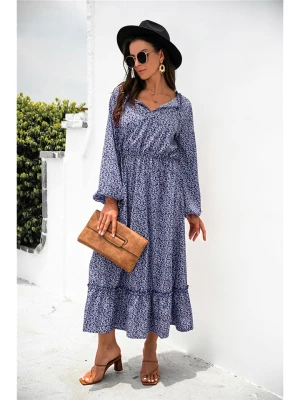 Ariel Tesoro Sukienka w kolorze granatowo-białym rozmiar: 40