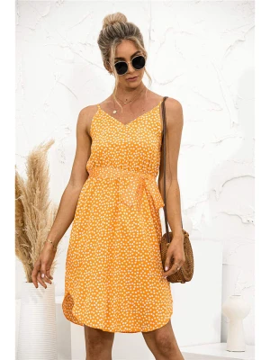 Ariel Tesoro Sukienka w kolorze pomarańczowo-białym rozmiar: 42