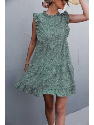 Ariel Tesoro Sukienka w kolorze zielono-białym rozmiar: 40
