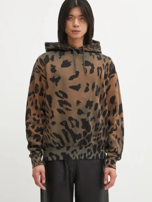 Aries bluza bawełniana Leopard Hoodie