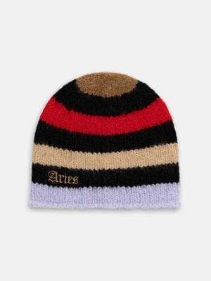 Aries czapka z dodatkiem wełny Brushed Stripe kolor multicolor AR9003304