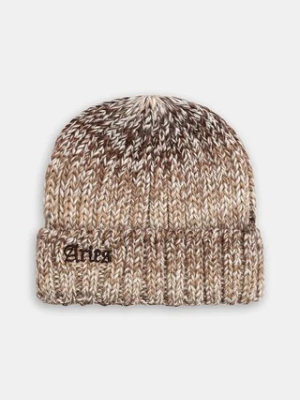 Aries czapka z dodatkiem wełny Rib Knit Space Dye kolor brązowy AR9001504