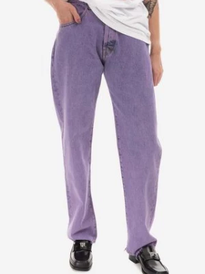 Aries jeansy Acid damskie medium waist AR31313 BLUE AR31313-LILAC