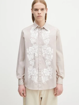 Aries koszula bawełniana Lace Overprinted Poplin Shirt
