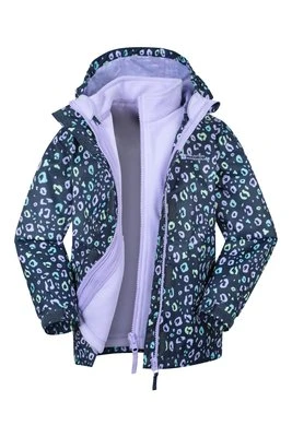 Aries Printed - wodoodporna kurtka 3 w 1 - Navy Mountain Warehouse