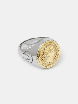 Aries sygnet srebrny Aries Signet Ring AR9020303