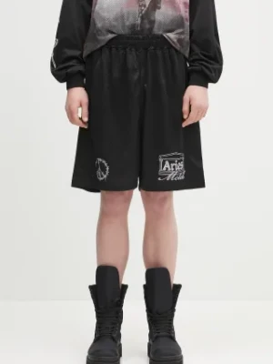 Aries szorty Ramscape Airtex Shorts kolor czarny z nadrukiem AR3005003