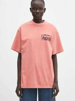 Aries t-shirt bawełniany Aged Ancient Temple SS Tee