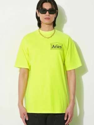 Aries t-shirt bawełniany Fluoro Temple SS Tee