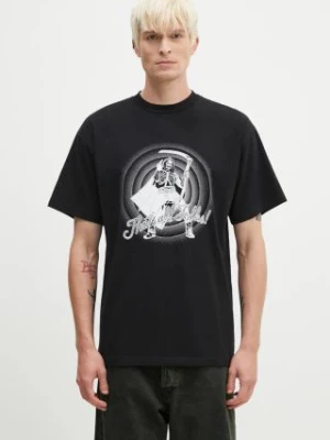 Aries t-shirt bawełniany That is All Folks SS Tee męski kolor czarny z nadrukiem AR6001901