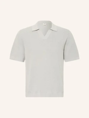Arket Dzianinowa Koszulka Polo blau
