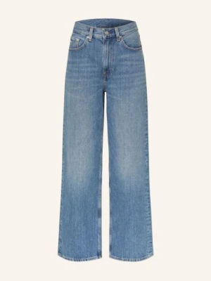 Arket Dżinsy Z Szerokimi Nogawkami Coral blau
