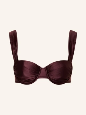 Arket Góra Od Bikini Z Fiszbinami rot CIEMNOCZERWONY