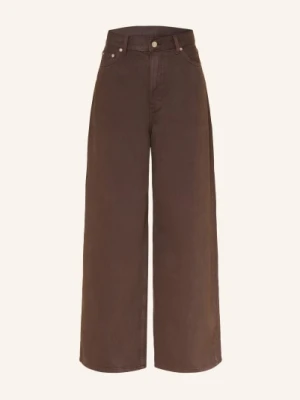 Arket Jeansy Wide Leg braun