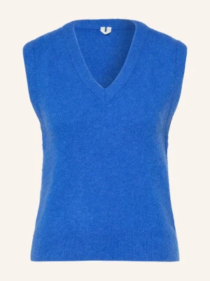 Arket Kamizelka Swetrowa Z Alpaki blau NIEBIESKI