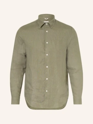 Arket Koszula Lniana O Kroju Regular Fit gruen