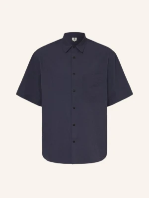 Arket Koszula Z Krótkim Rękawem Svenjoran Comfort Fit blau GRANATOWY