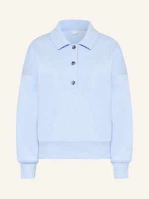 Arket Koszulka Polo Z Dżerseju Flora blau