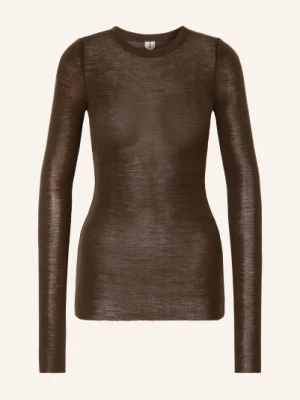 Arket Koszulka Z Długim Rękawem braun