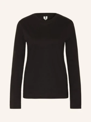 Arket Koszulka Z Długim Rękawem schwarz