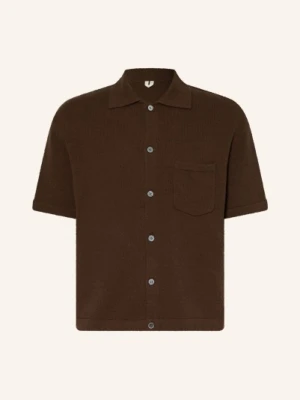 Arket Koszulka Z Dzianiny Smog Comfort Fit braun