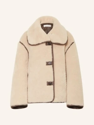 Arket Kurtka Ze Sztucznego Futra beige