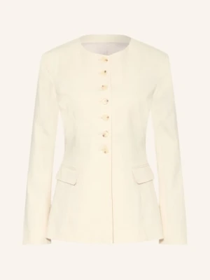 Arket Marynarka Darjeling Z Lnu weiss