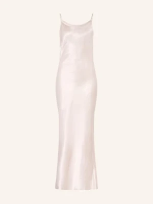 Arket Satynowa Sukienka Atlas pink