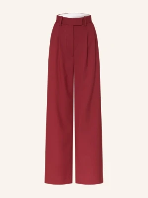 Arket Spodnie Z Materiału Typu Marlene rot