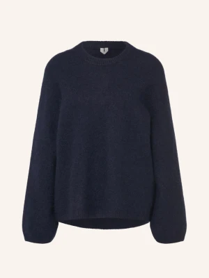Arket Sweter Z Alpaki blau GRANATOWY