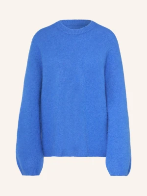 Arket Sweter Z Alpaki blau NIEBIESKI