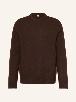 Arket Sweter Z Alpaki braun CIEMNOBRĄZOWY