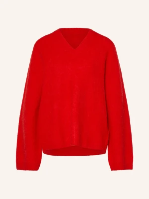 Arket Sweter Z Alpaki rot CZERWONY