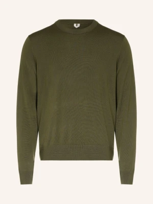 Arket Sweter Z Wełny Merynosowej gruen KHAKI