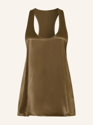 Arket Top Satynowy Base Sporty braun