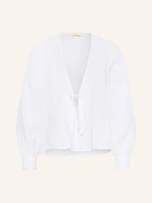 Arkitaip Bluzka Kopertowa Anna Z Lnu weiss