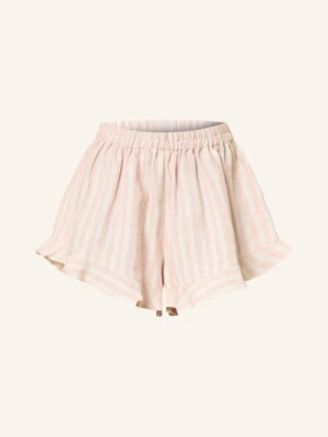 Arkitaip Szorty Lniane Paula Z Falbanami rosa
