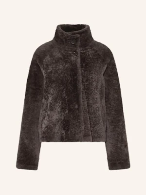 Arma Kurtka Skórzana Ariana Dwustronna grau