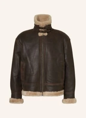 Arma Kurtka Skórzana Sano Z Owczej Skóry braun