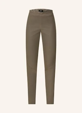 Arma Legginsy Skórzane Roche gruen