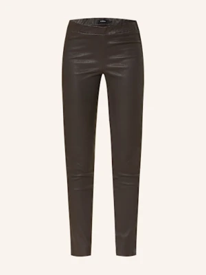 Arma Legginsy Skórzane Roche braun