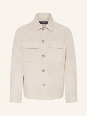 Arma Overjacket Ze Skóry Mex beige