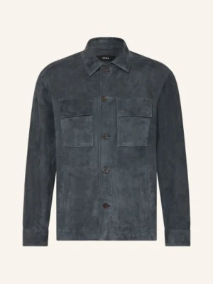 Arma Overjacket Ze Skóry Mex blau