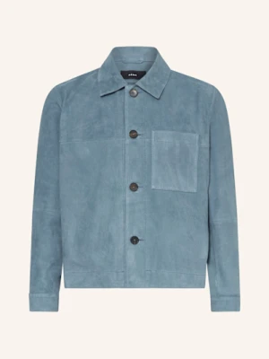 Arma Overjacket Ze Skóry Peak blau