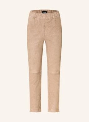 Arma Spodnie Skórzane Kamillia beige