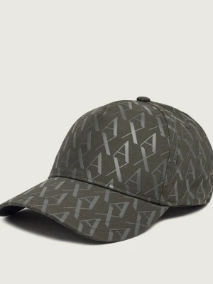 Armani Exchange Bejsbolówka oliwkowy