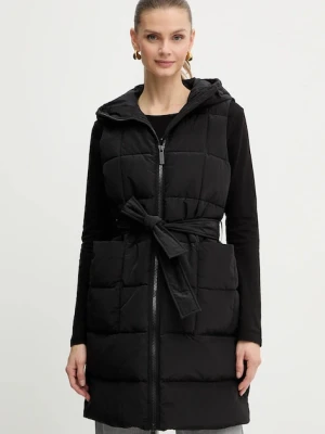 Armani Exchange bezrękawnik kolor czarny zimowy XW000651 AF16207